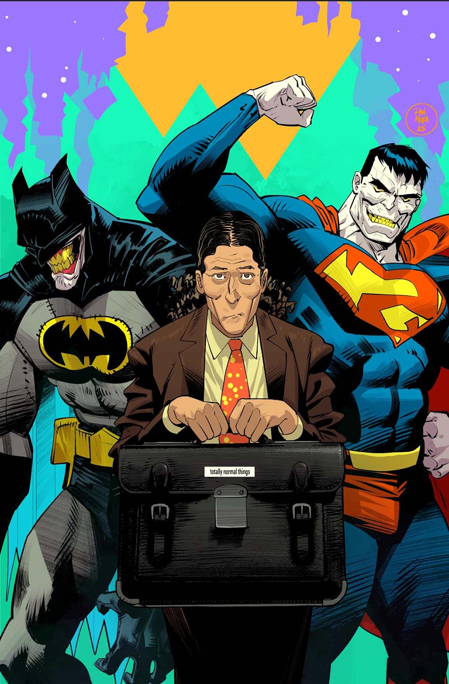 Bizarro Year None #1 Cover D Variant Dan Mora Totally Normal Al Yankovic Cameo Card Stock Cover