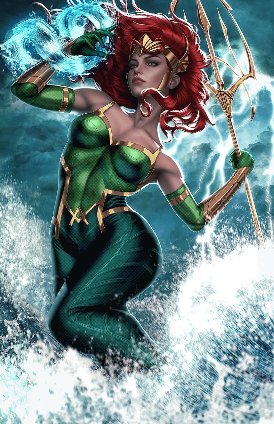 Emperor Aquaman #16 Cover B Variant Ariel Diaz Card Stock Cover (DC All In)