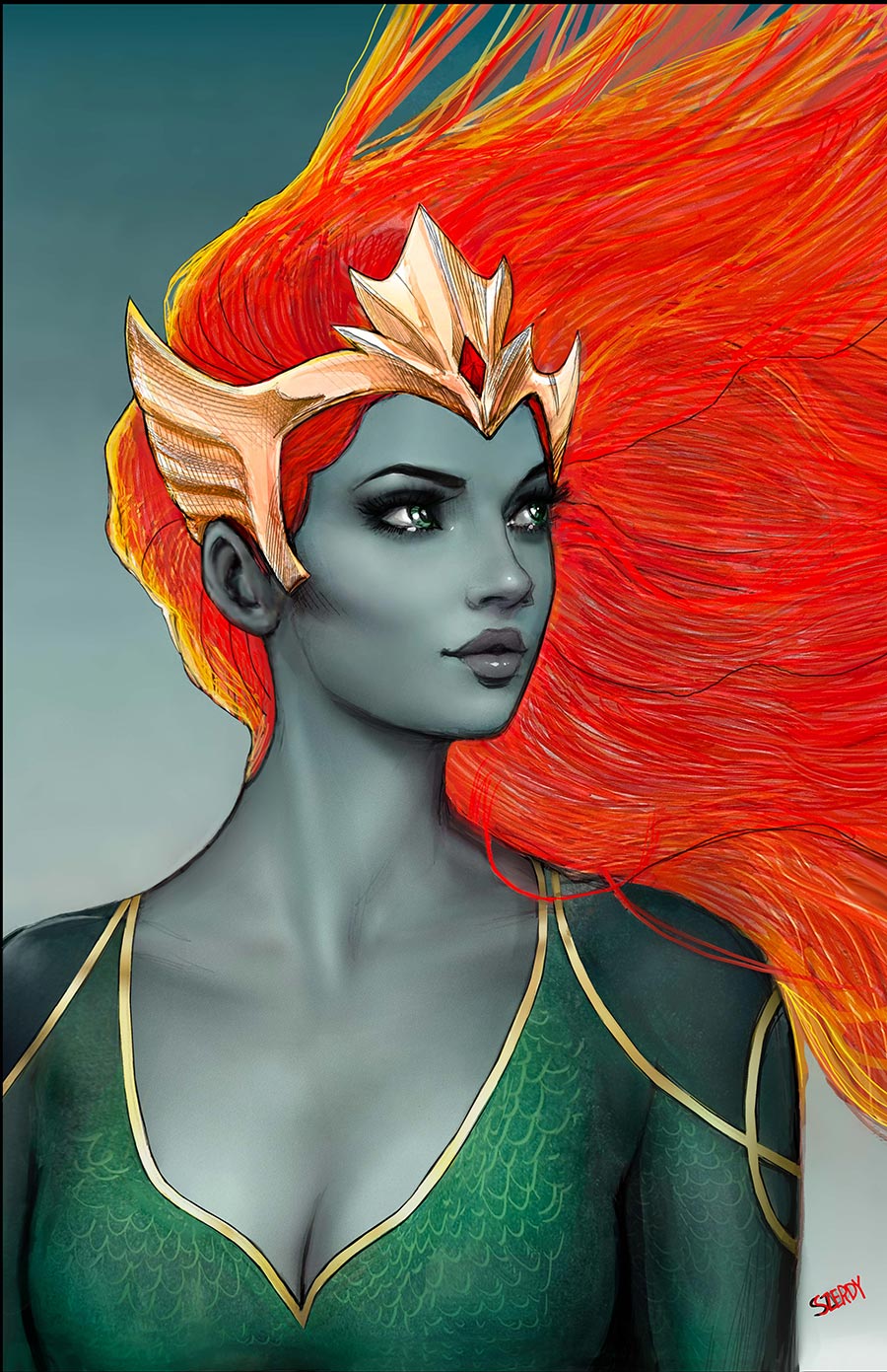 Emperor Aquaman #16 Cover C Variant Nathan Szerdy Card Stock Cover (DC All In)