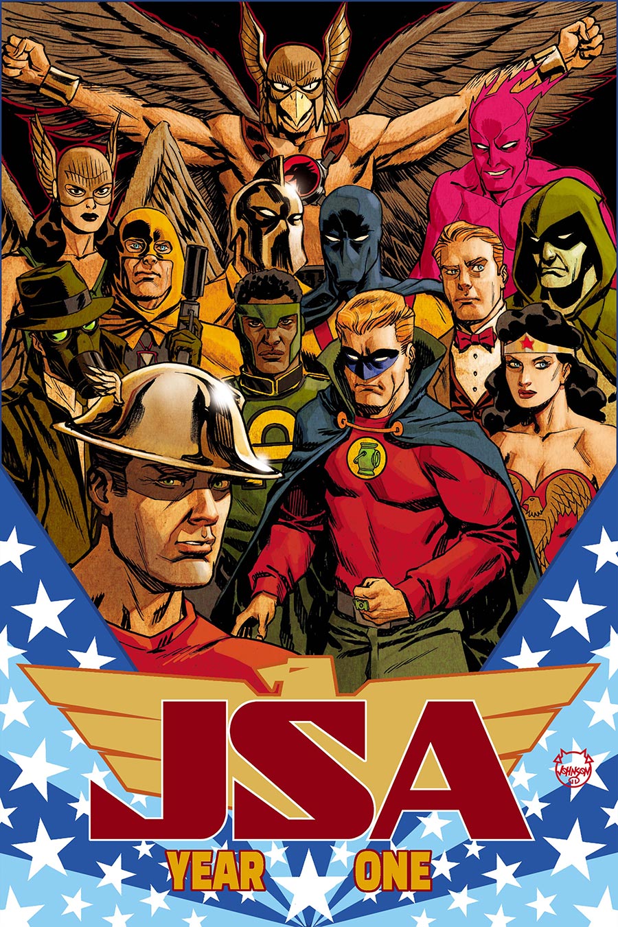 JSA Vol 2 #18 Cover A Regular Dave Johnson Cover (DC All In)