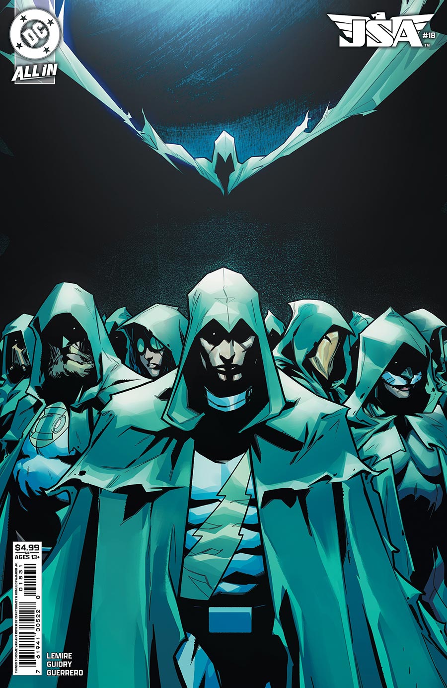 JSA Vol 2 #18 Cover C Variant Cian Tormey Things To Come Card Stock Cover (DC All In)