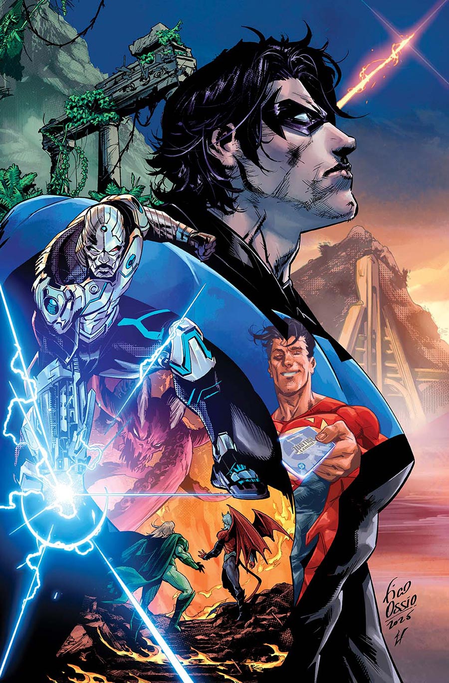 New Titans Vol 2 #34 Cover D Variant Fico Ossio Things To Come Card Stock Cover (DC All In)