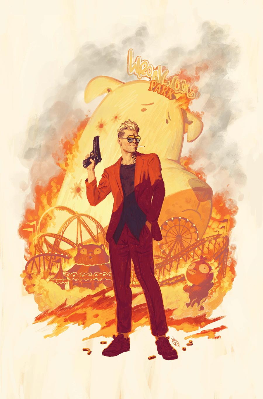 End Of Life #3 Cover B Variant David Talaski Card Stock Cover