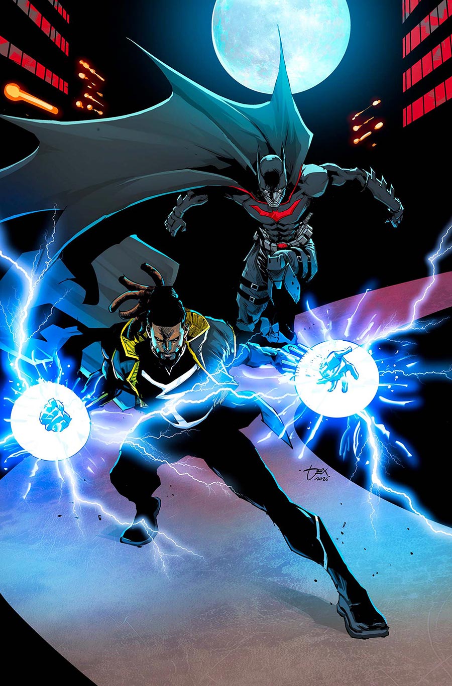 Batman Static Beyond #5 Cover C Variant Dexter Soy Card Stock Cover