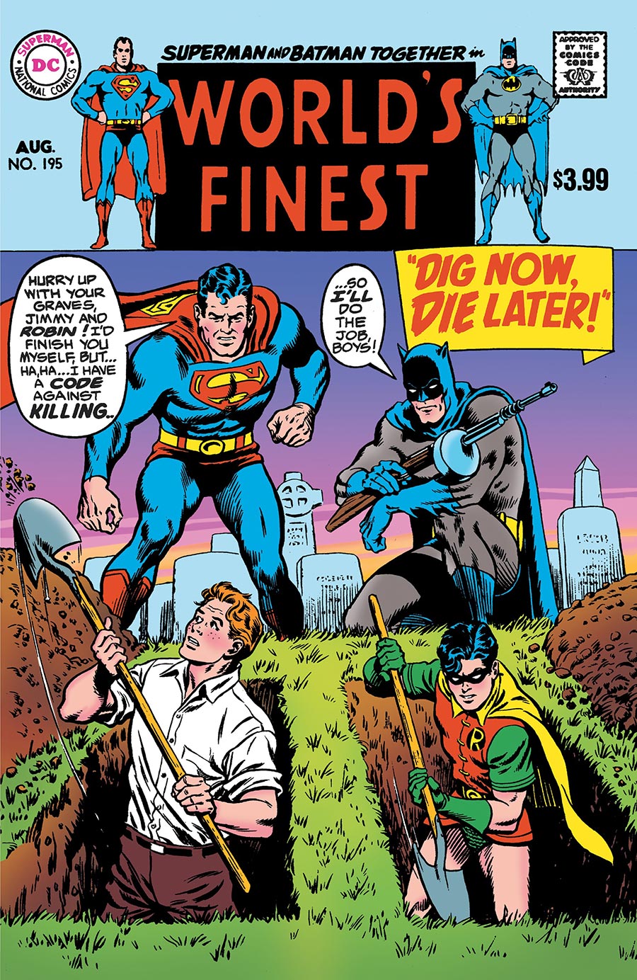 Worlds Finest Comics #195 Facsimile Edition Cover A Regular Curt Swan Cover