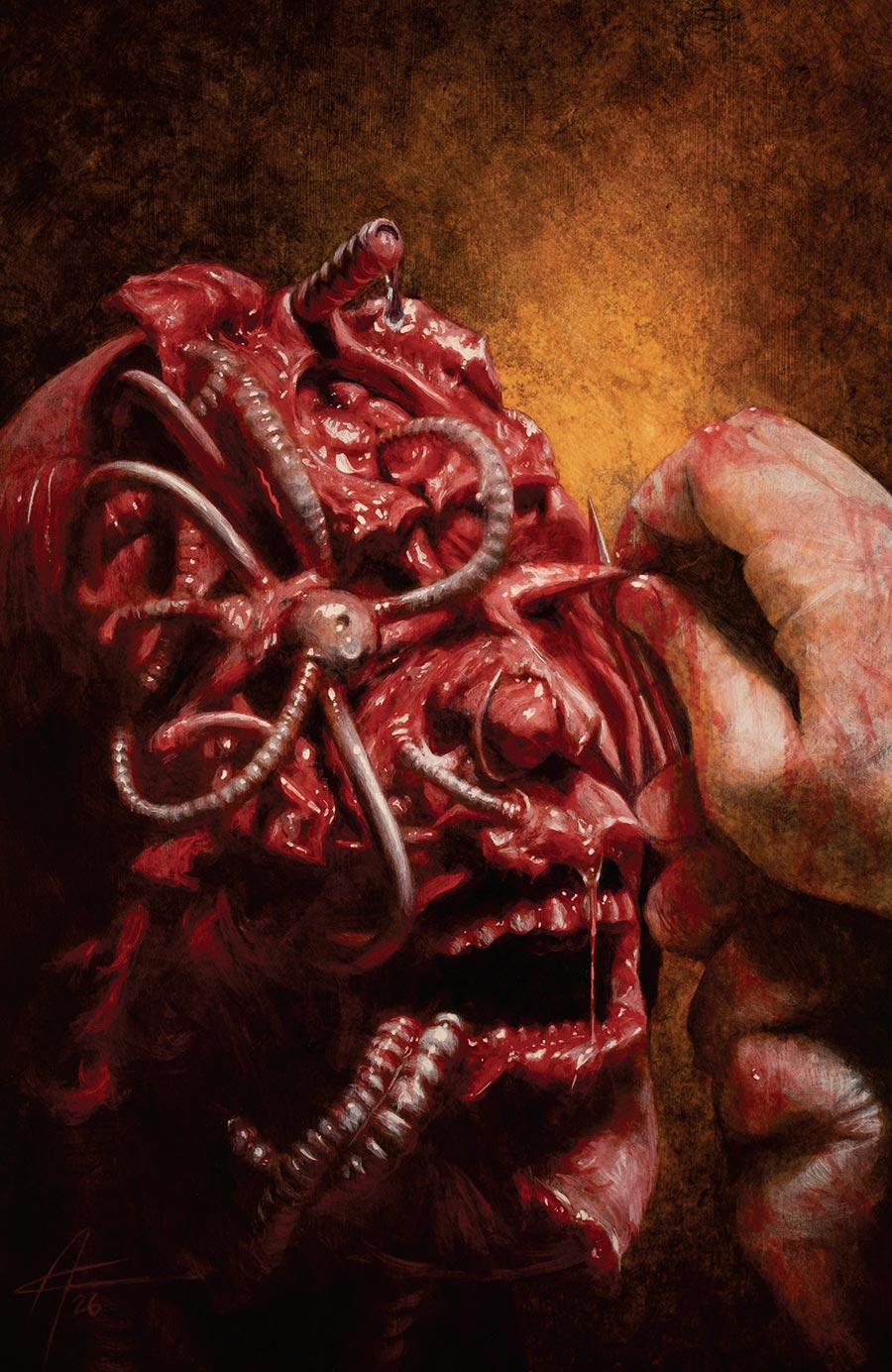 Hello Body Horror #1 (One Shot) Cover E Incentive Aaron Campbell Virgin Variant Cover