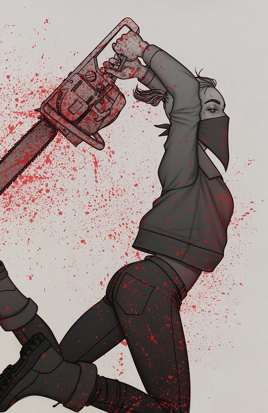 Something Is Killing The Children #46 Cover F Incentive Jenny Frison Black White & Blood Virgin Cover