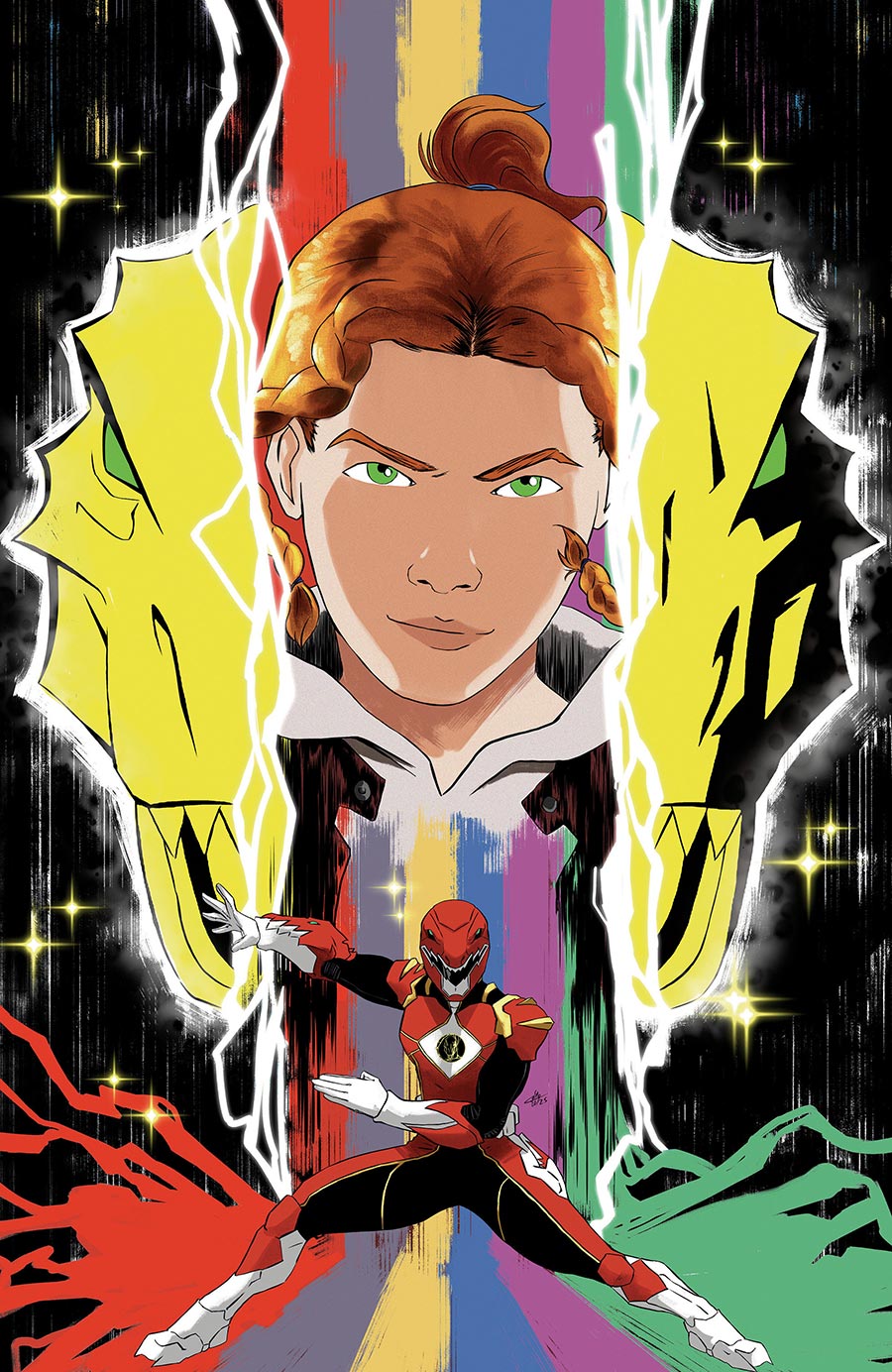 Power Rangers Prime #16 Cover C Incentive Saly Lockheart Virgin Cover