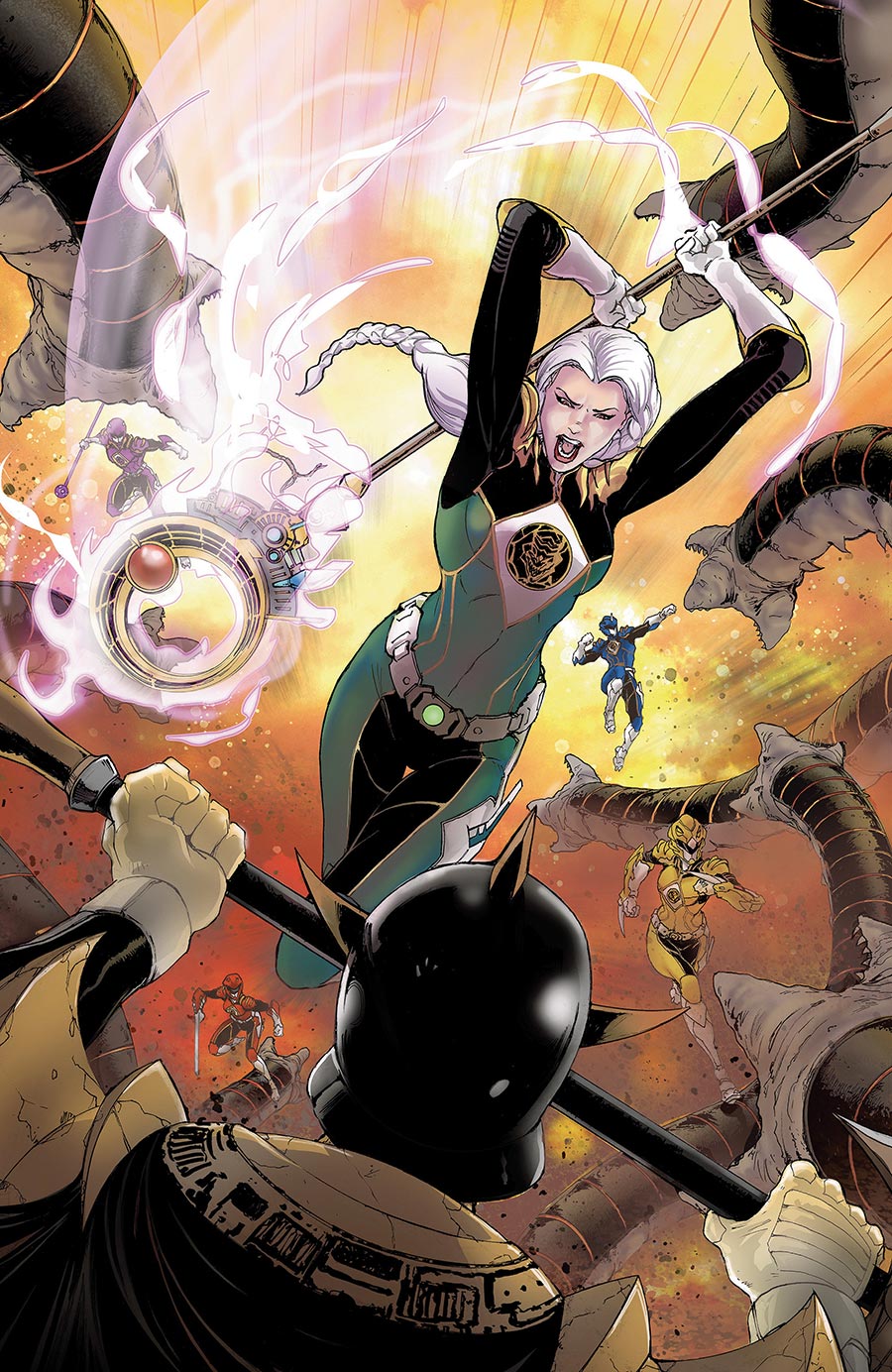 Power Rangers Prime #16 Cover G Variant Andrew Lee Griffith Unlimited Virgin Cover