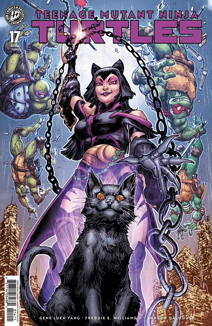 Teenage Mutant Ninja Turtles Vol 6 #17 Cover A Regular Freddie E Williams II Cover