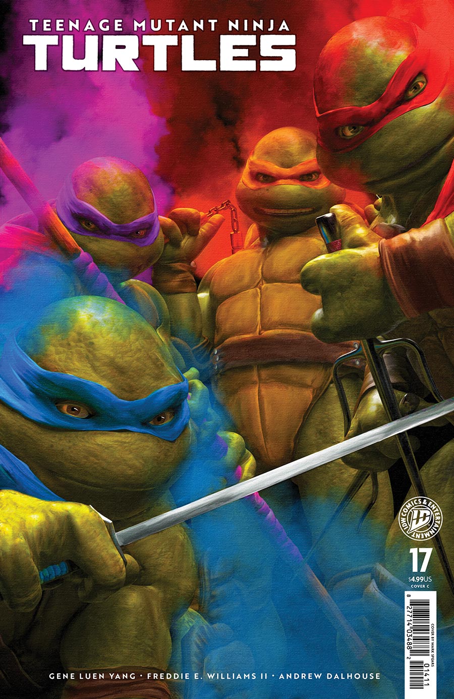 Teenage Mutant Ninja Turtles Vol 6 #17 Cover C Variant Mark Spears Cover
