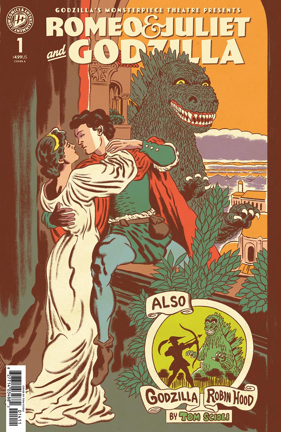 Godzillas Monsterpiece Theatre Presents Romeo & Juliet & Godzilla #1 Cover A Regular Tom Scioli Cover
