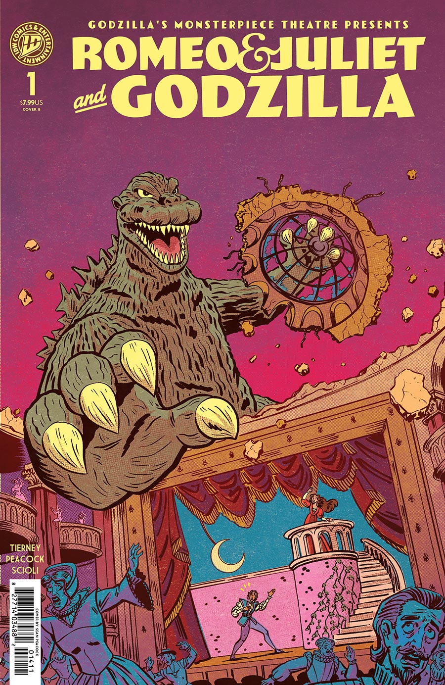 Godzillas Monsterpiece Theatre Presents Romeo & Juliet & Godzilla #1 Cover B Variant Sean Peacock Cover