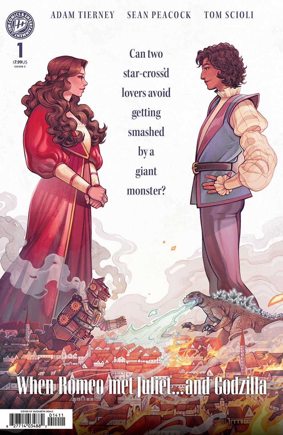 Godzillas Monsterpiece Theatre Presents Romeo & Juliet & Godzilla #1 Cover C Variant Elizabeth Beals Movie Homage Cover