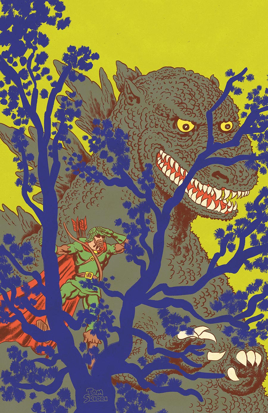 Godzillas Monsterpiece Theatre Presents Romeo & Juliet & Godzilla #1 Cover D Incentive Tom Scioli Robin Hood Variant Cover