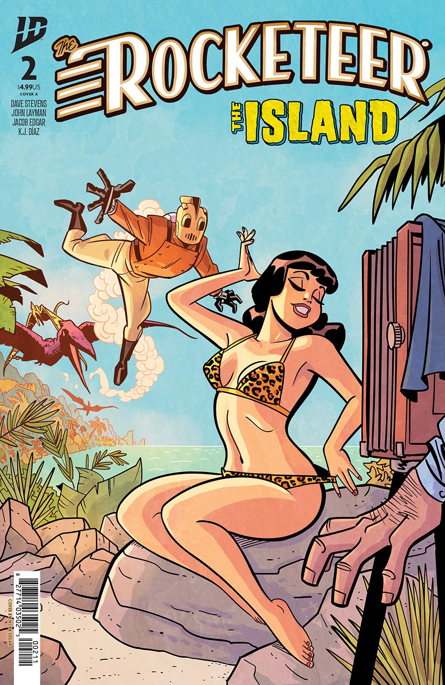Rocketeer The Island #2 Cover A Regular Jacob Edgar Cover