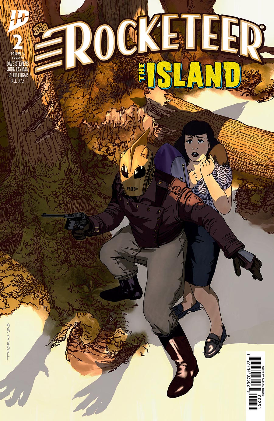 Rocketeer The Island #2 Cover C Incentive Carson Thorn Variant Cover