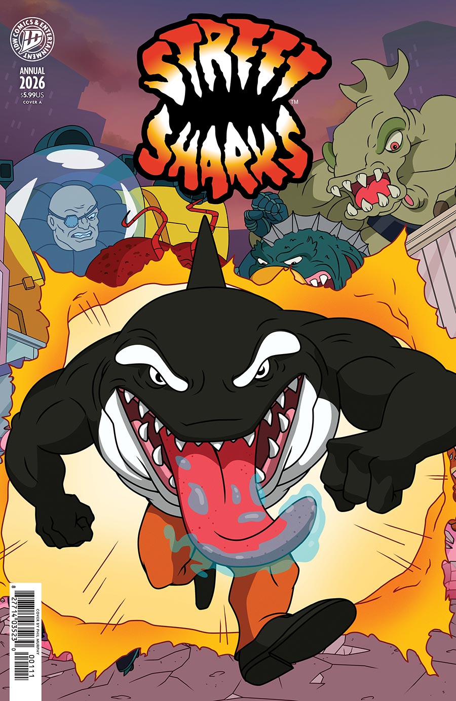 Street Sharks Vol 3 Annual 2026 #1 (One Shot) Cover A Regular Philip Murphy Cover