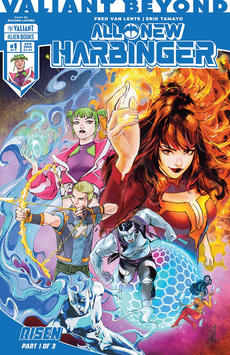 Valiant Beyond All-New Harbinger #7 Risen Part 1 Cover A Regular Zulema Lavina Cover