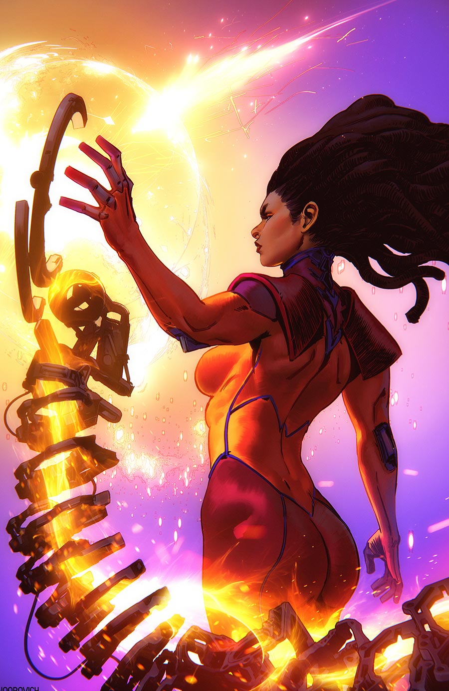 Valiant Beyond All-New Harbinger #7 Risen Part 1 Cover D Variant Noobovich Virgin Cover