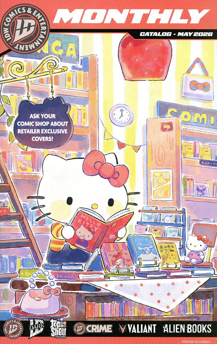 IDW Monthly Title Catalog 2026-05 May 2026 - FREE - Limit 1 Per Customer