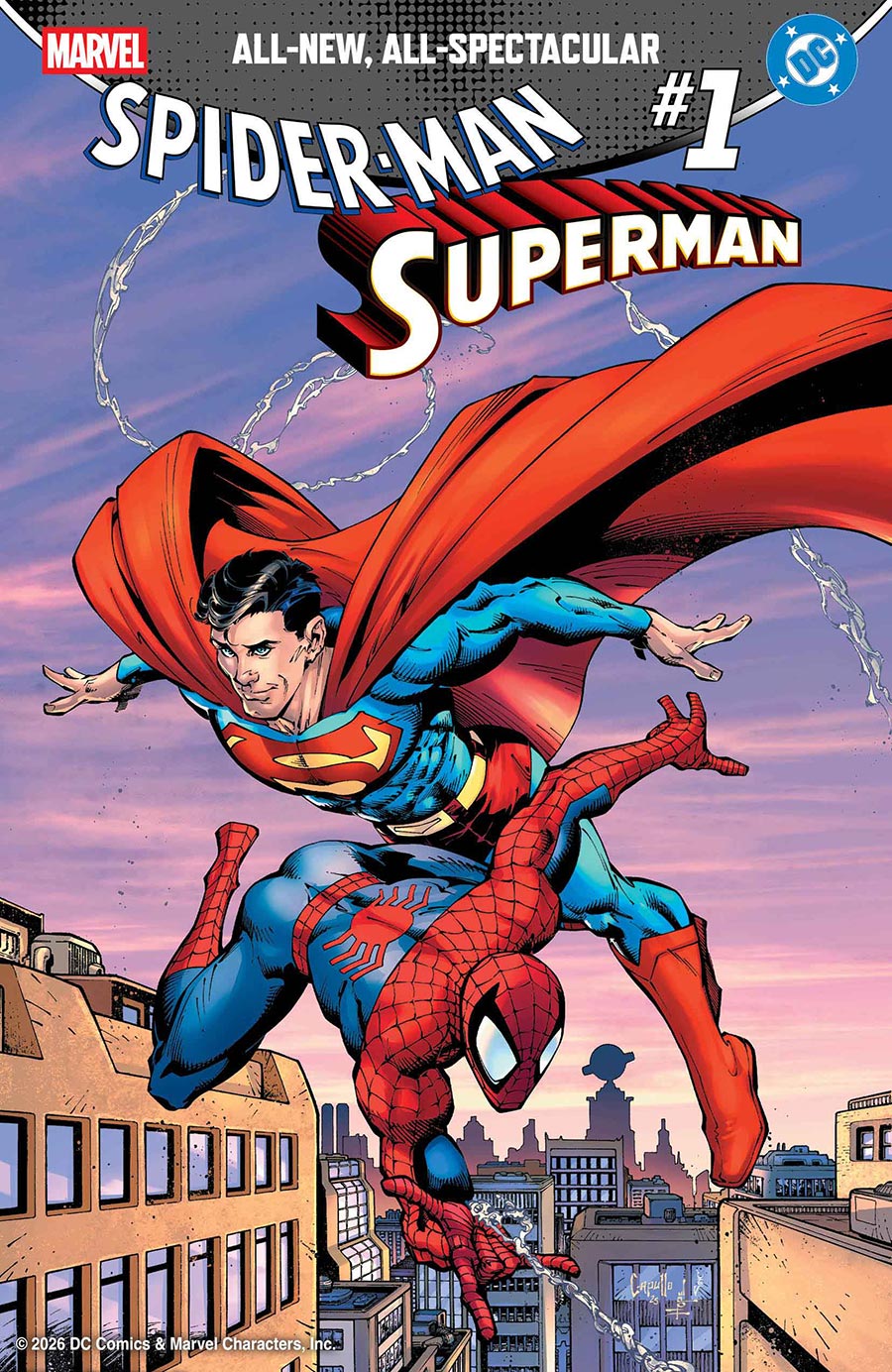 Marvel DC Spider-Man Superman #1 (One Shot) Cover N Variant Greg Capullo Cover