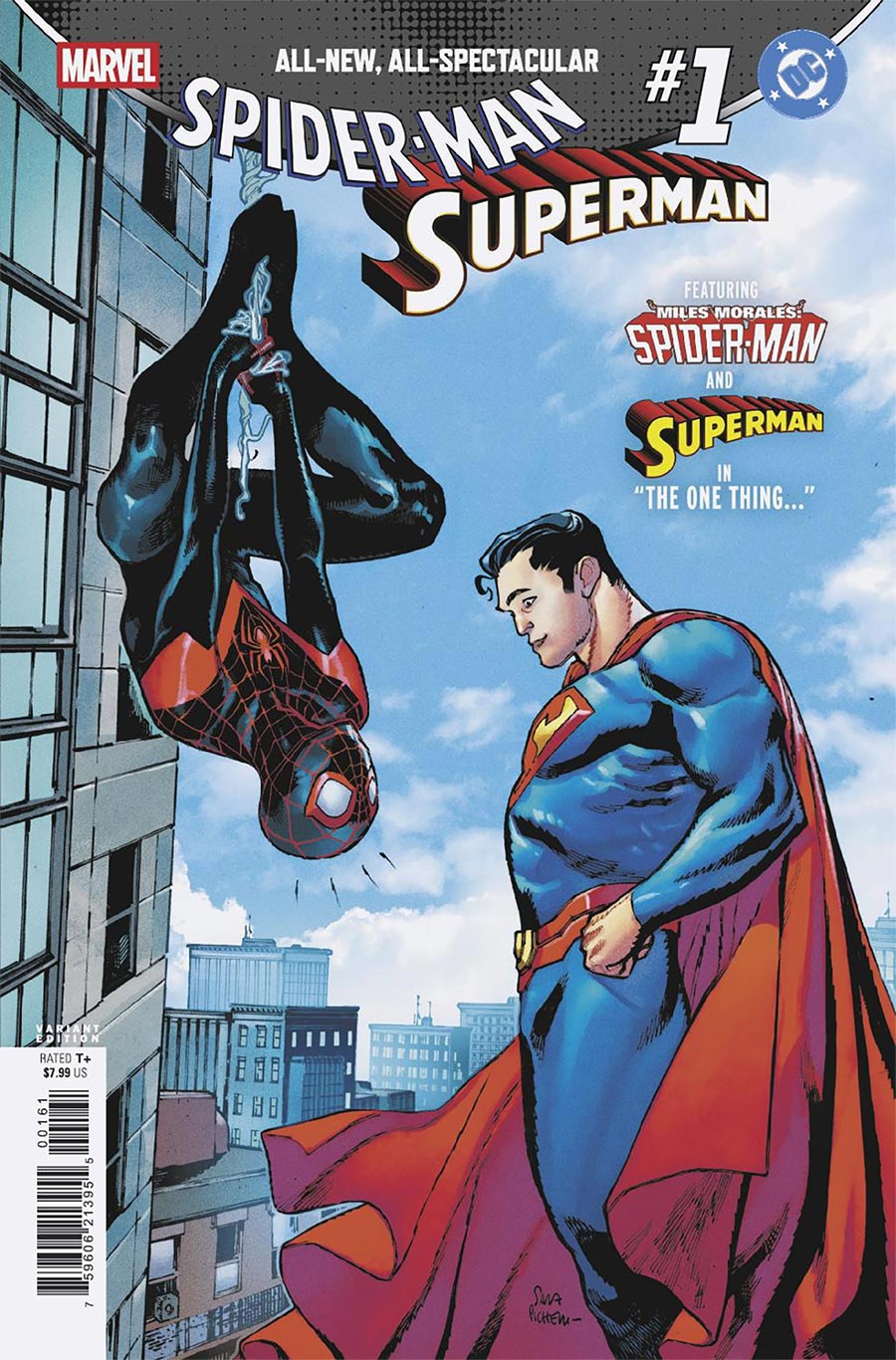Marvel DC Spider-Man Superman #1 (One Shot) Cover D Variant Sara Pichelli Miles Morales Spider-Man & Superman Cover
