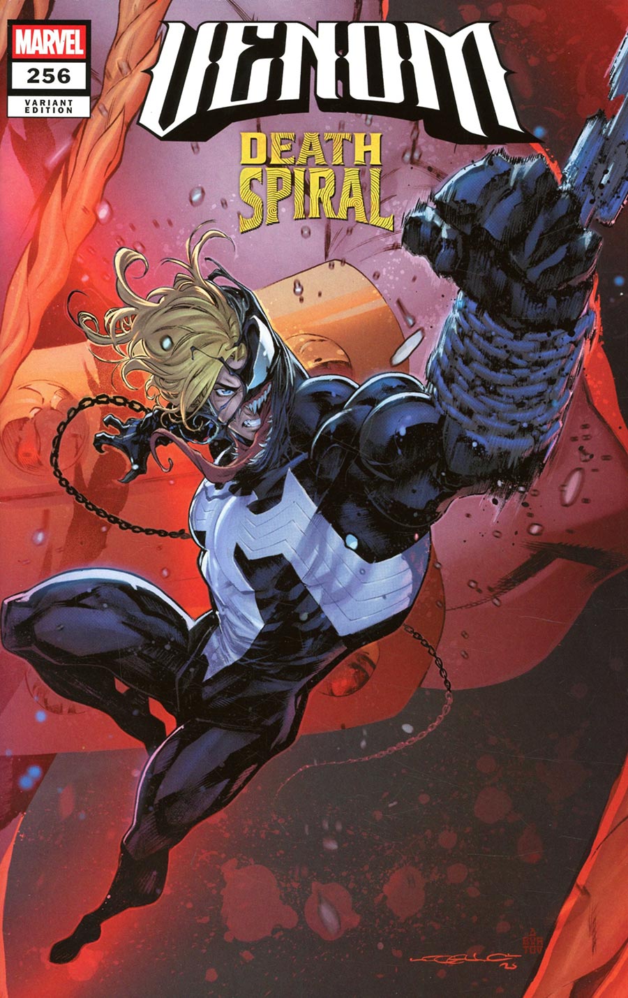 Venom Vol 5 #256 Cover B Variant Iban Coello 9-Part Connecting Cover (Death Spiral Part 6)