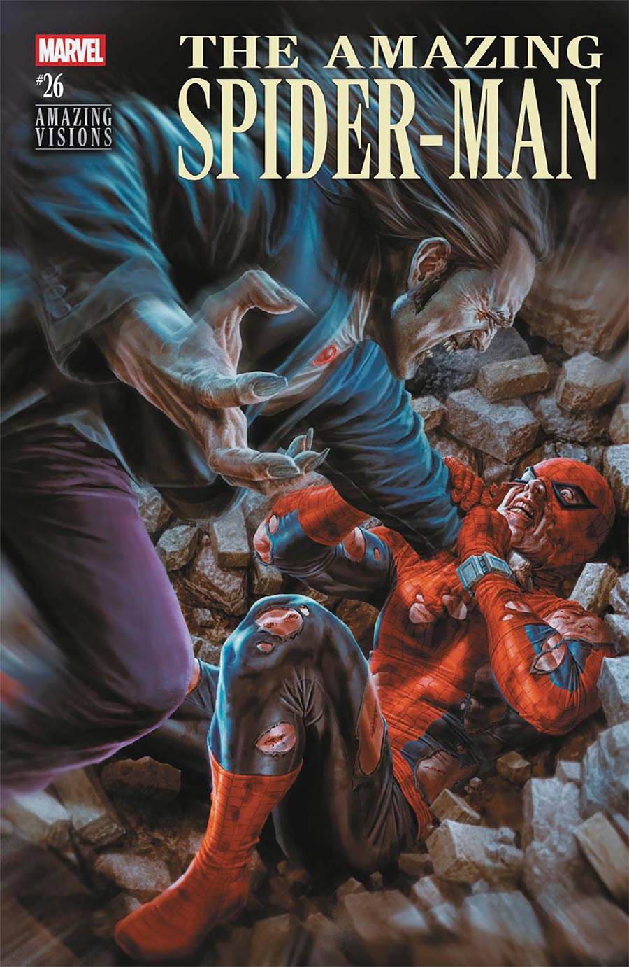 Amazing Spider-Man Vol 7 #26 Cover D Variant Lee Bermejo Amazing Visions Cover (#990)(Death Spiral Part 7)