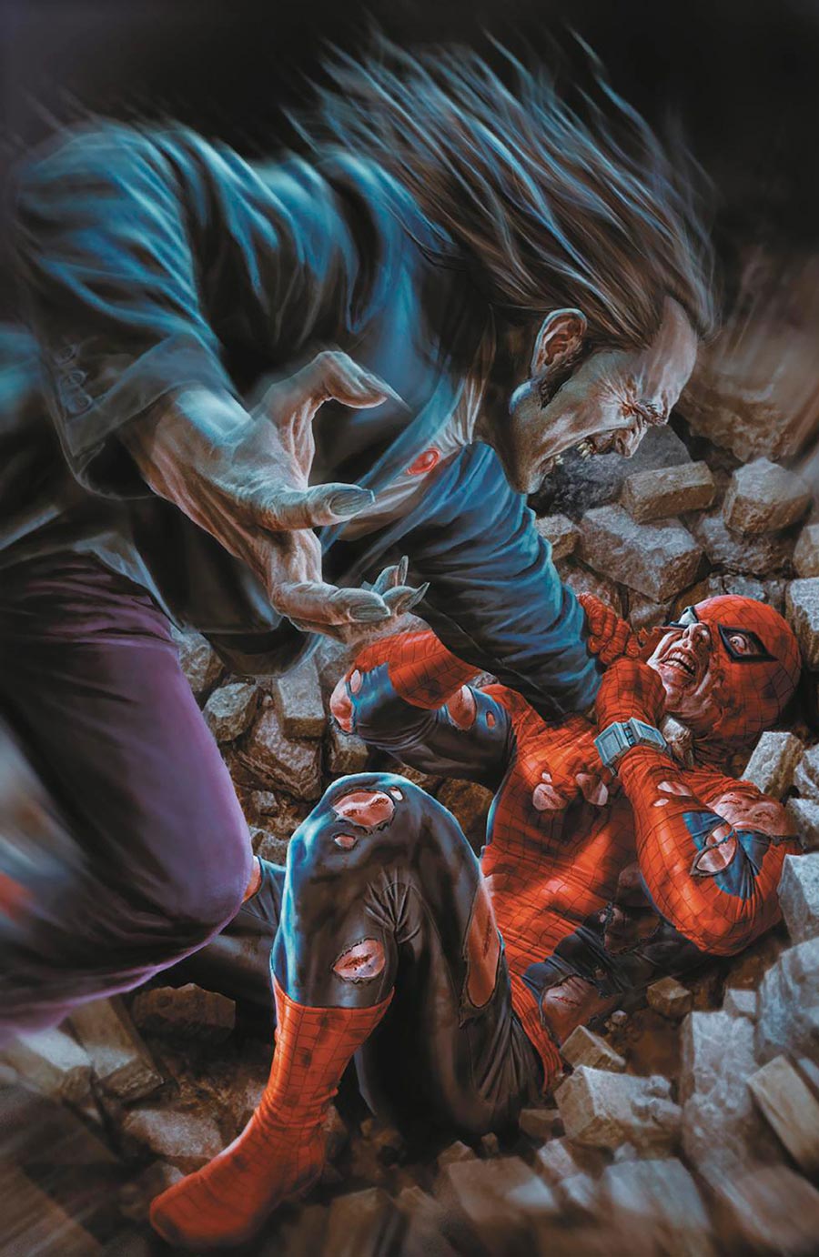 Amazing Spider-Man Vol 7 #26 Cover I Incentive Lee Bermejo Amazing Visions Virgin Cover (#990)(Death Spiral Part 7)