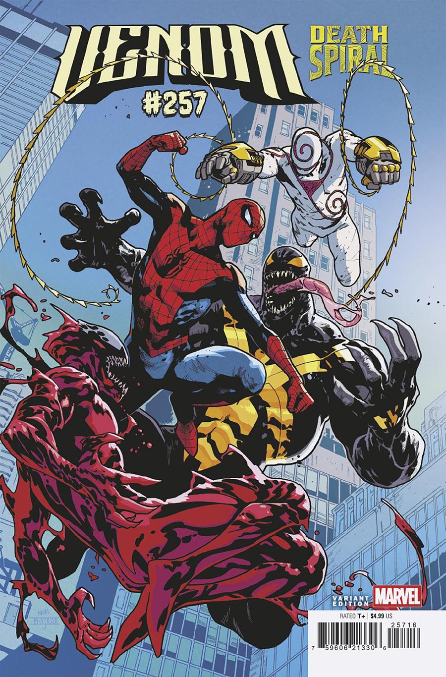 Venom Vol 5 #257 Cover F Incentive Mahmud Asrar Variant Cover (Death Spiral Part 8)