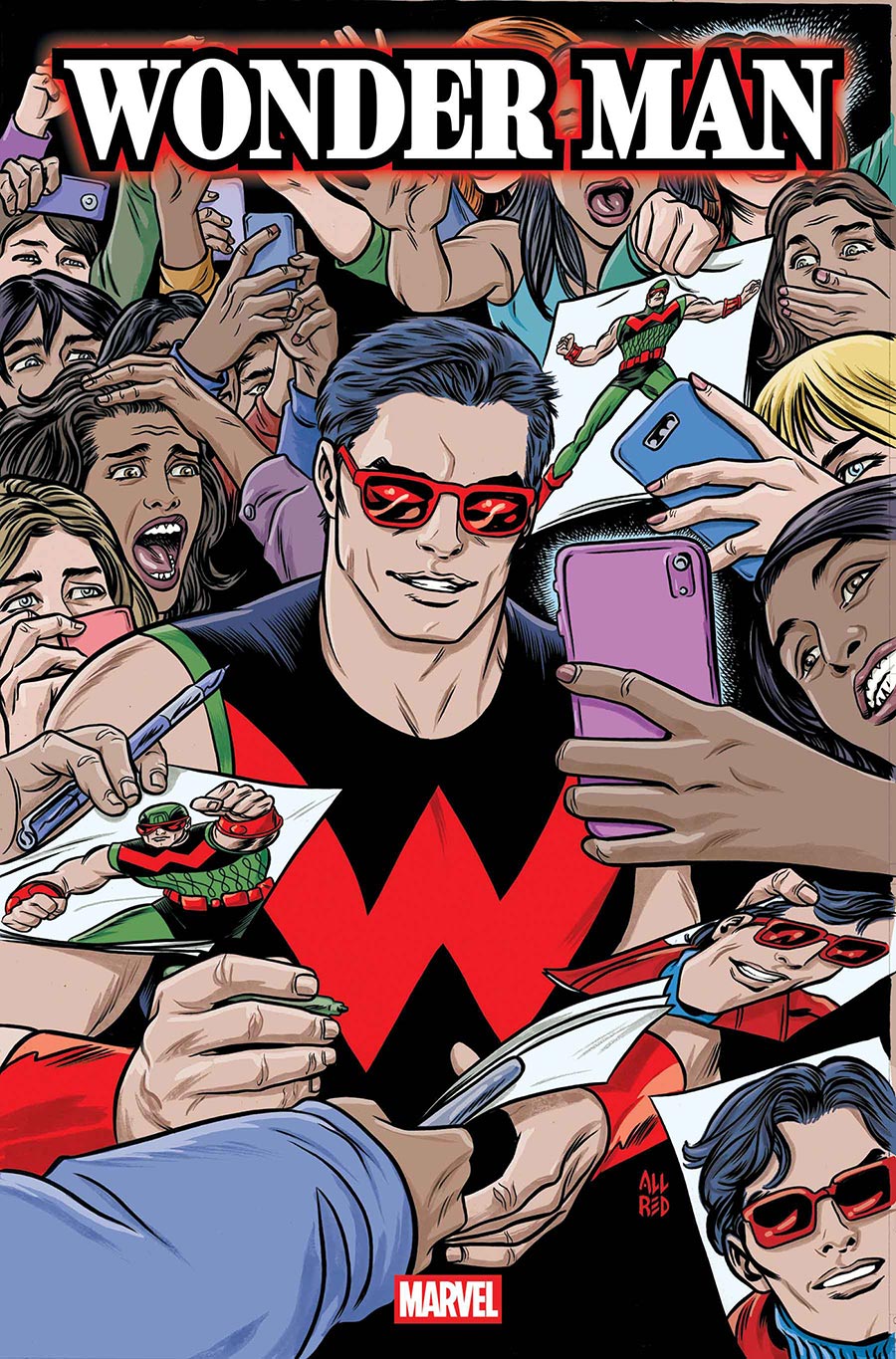 Wonder Man Vol 3 #2 Cover D Incentive Michael Allred Variant Cover