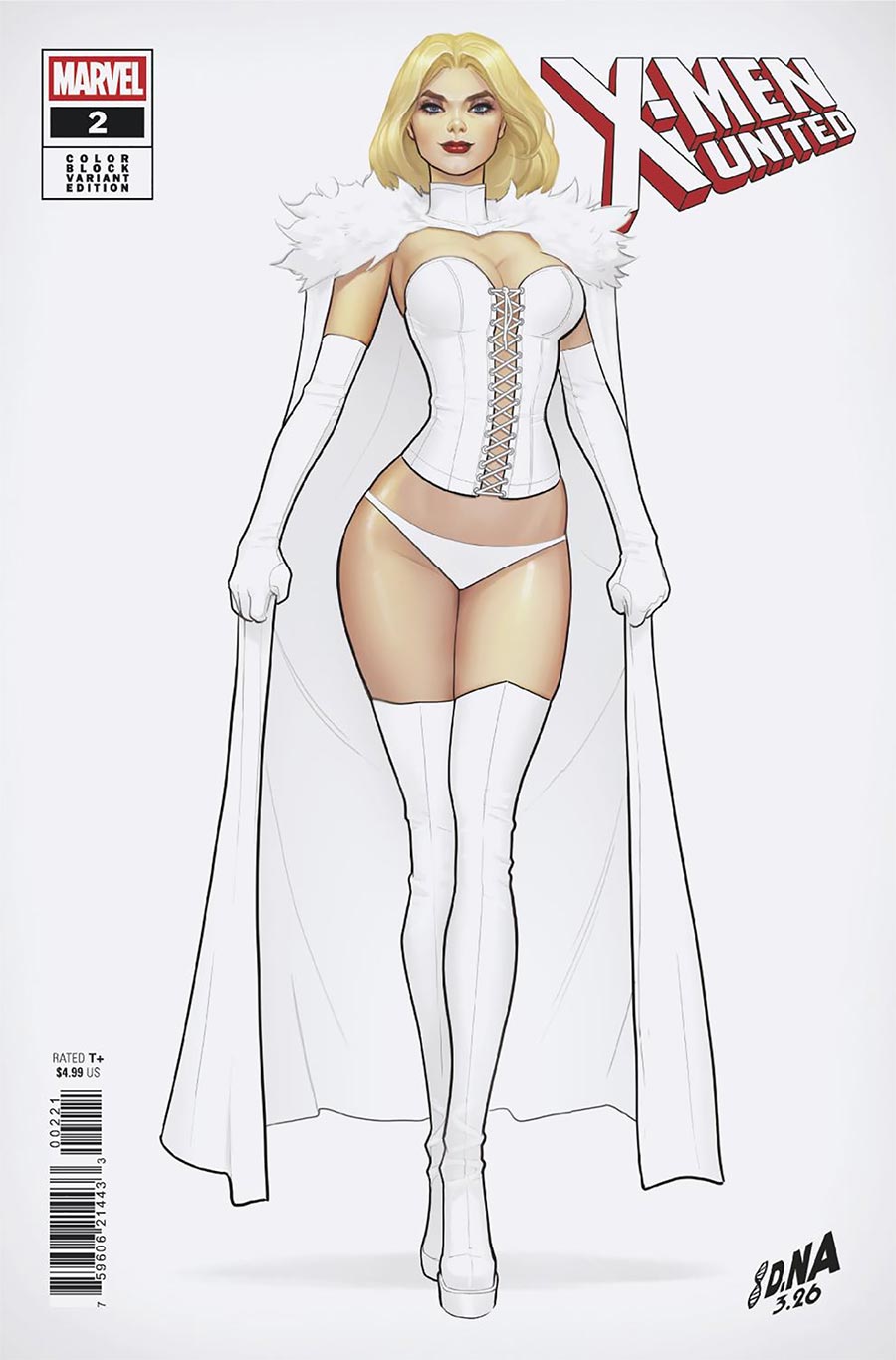 X-Men United #2 Cover C Variant David Nakayama Color Block White Cover (Shadows Of Tomorrow Tie-In)