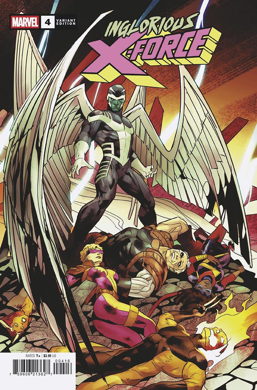 Inglorious X-Force #4 Cover D Incentive Jan Bazaldua Variant Cover (Shadows Of Tomorrow Tie-In)