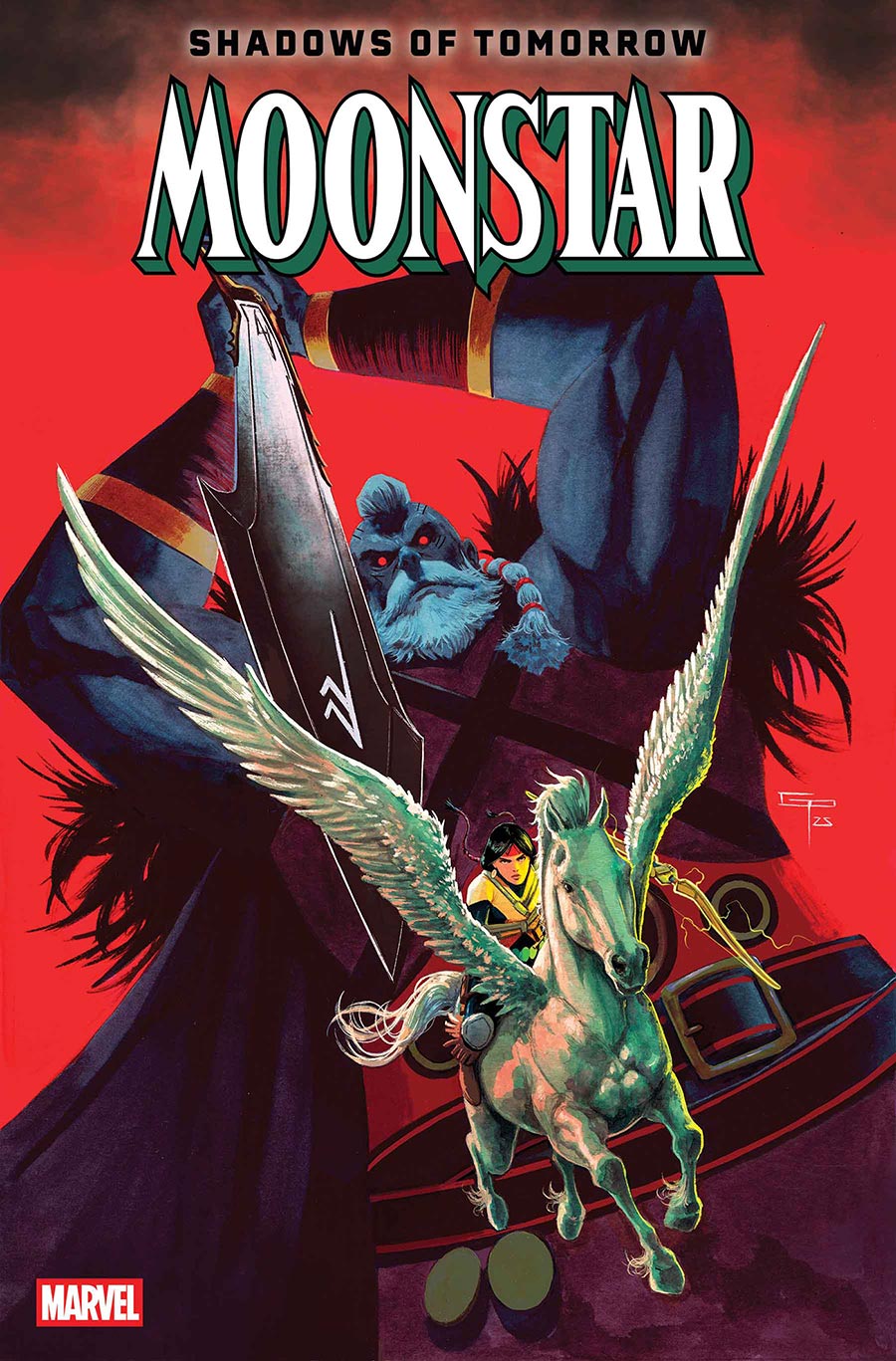 Moonstar #2 Cover A Regular German Peralta Cover (Shadows Of Tomorrow Tie-In)