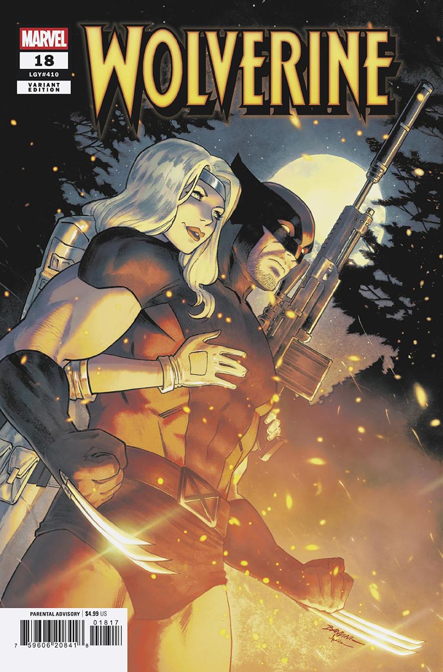 Wolverine Vol 8 #18 Cover E Incentive Michele Bandini Variant Cover (Shadows Of Tomorrow Tie-In)