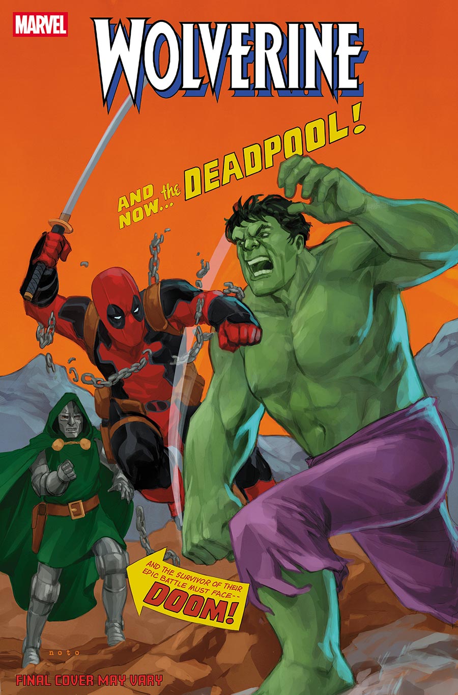 Wolverine Vol 8 #18 Cover D Variant Phil Noto April Pools Day Cover (Shadows Of Tomorrow Tie-In)