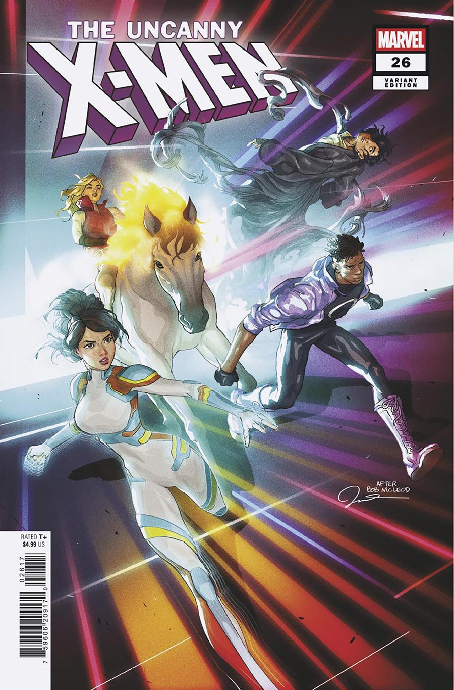 Uncanny X-Men Vol 6 #26 Cover F Incentive Gerald Parel Variant Cover (Shadows Of Tomorrow Tie-In)