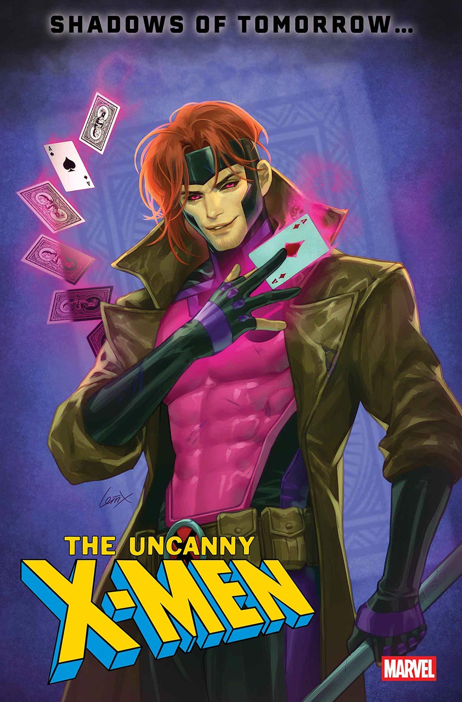 Uncanny X-Men Vol 6 #27 Cover D Variant Lesley Leirix Li Gambit Cover (Shadows Of Tomorrow Tie-In)