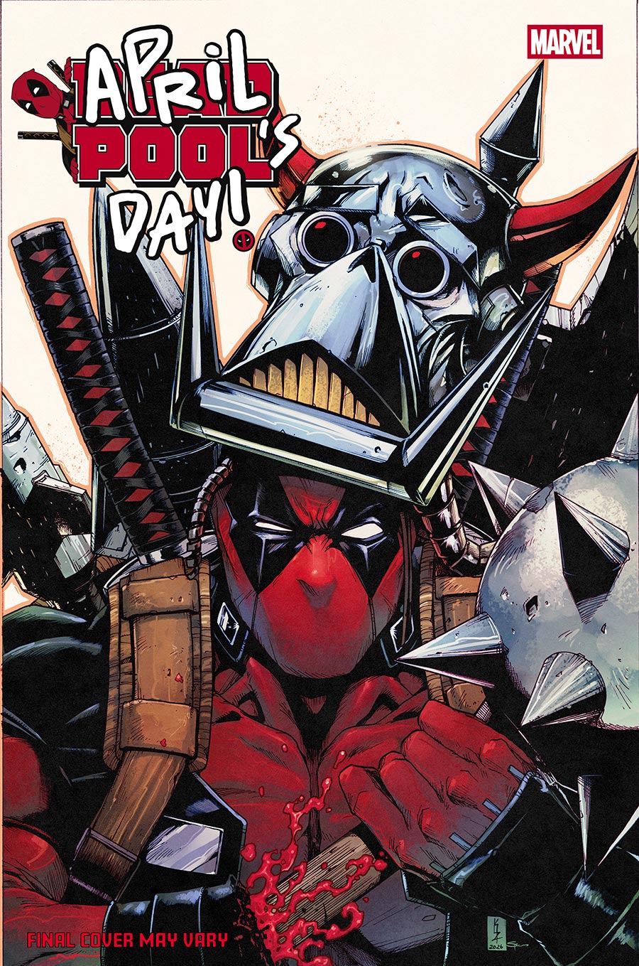 Deadpool April Pools Day #1 (One Shot) Cover B Variant Kei Zama Deaths Head Cover