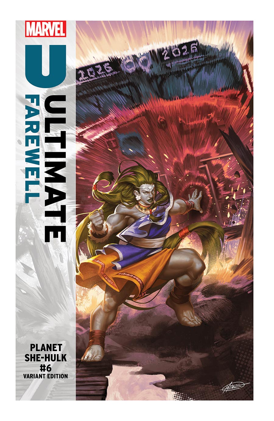 Planet She-Hulk #6 Cover B Variant Mateus Manhanini Ultimate Farewell Cover