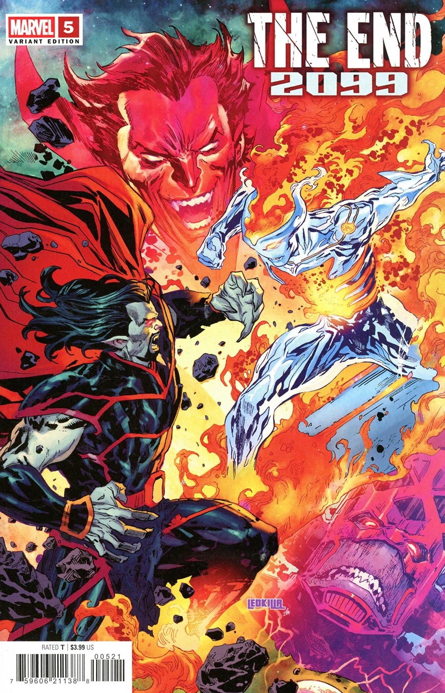 The End 2099 #5 Cover B Variant Ken Lashley Battle Cover