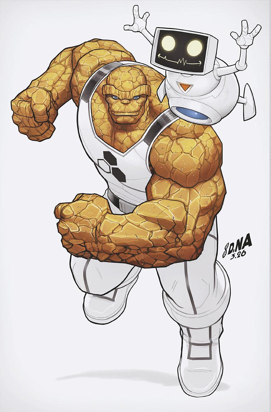 Fantastic Four Vol 8 #10 Cover F Incentive David Nakayama Color Block White Virgin Cover