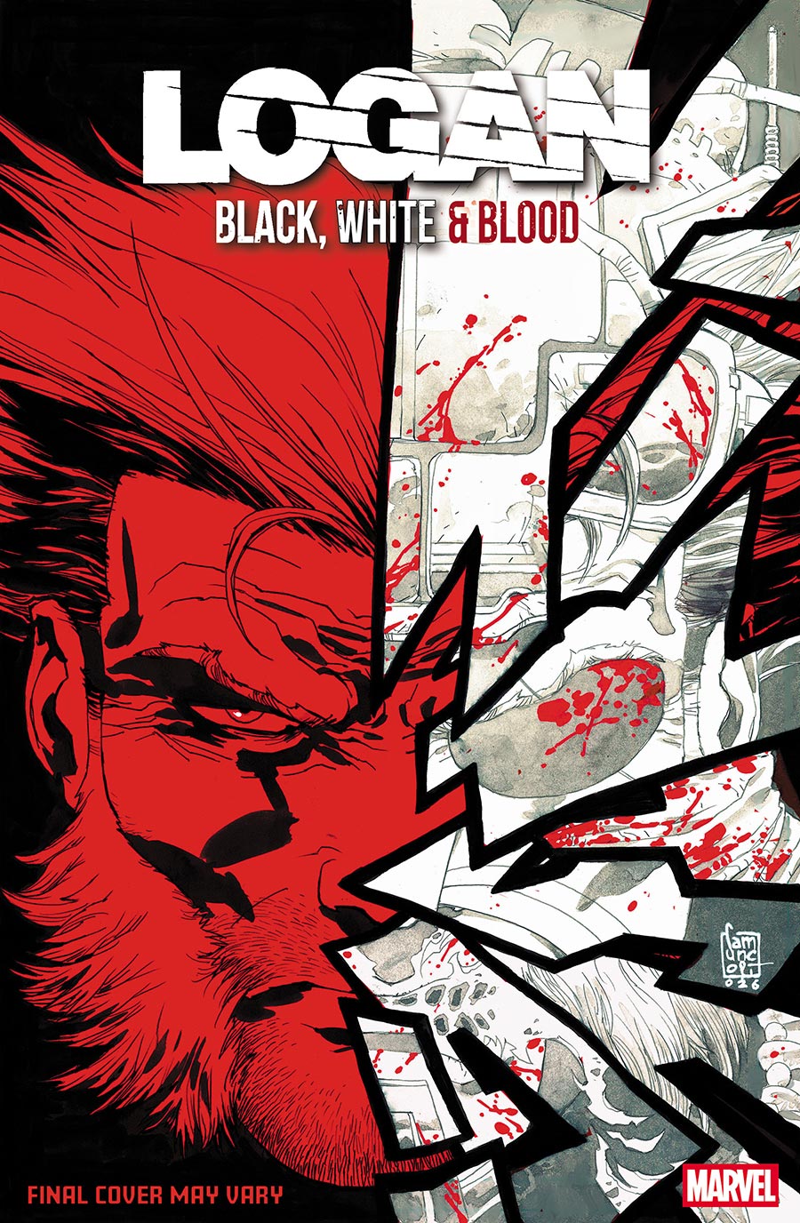 Logan Black White & Blood #4 Cover C Incentive Giuseppe Camuncoli Variant Cover
