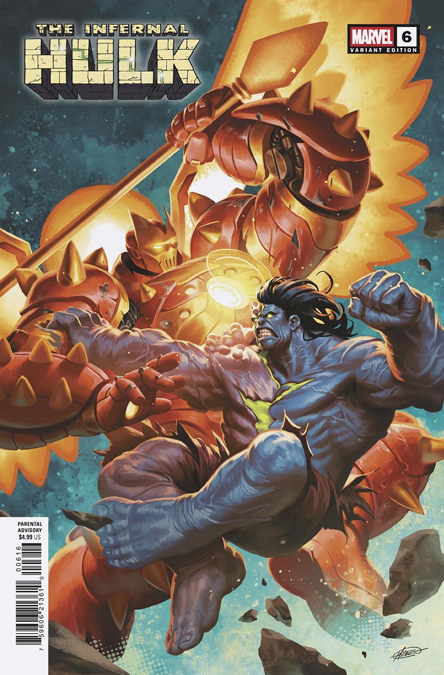 Infernal Hulk #6 Cover F Incentive Mateus Manhanini Variant Cover