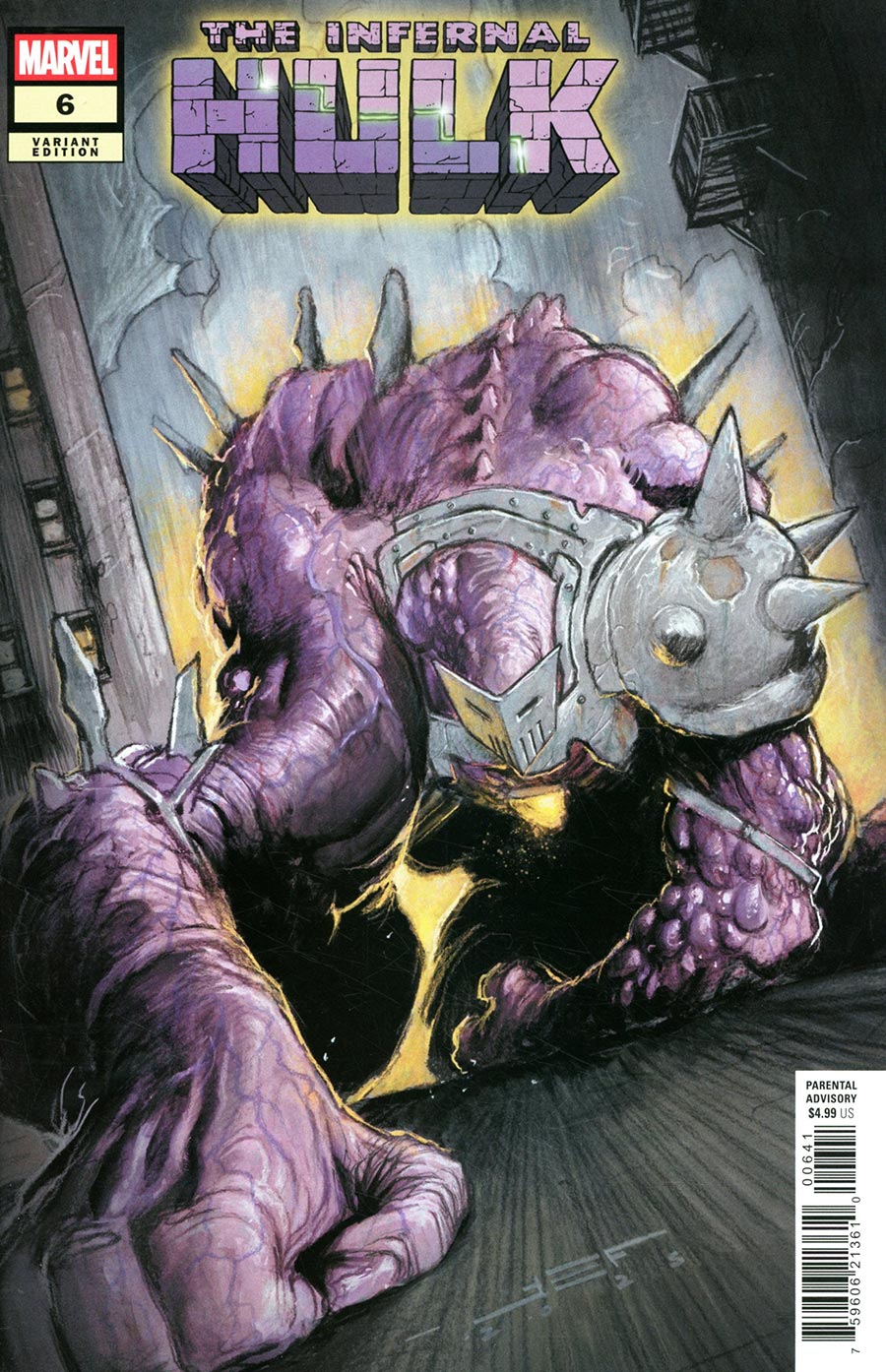 Infernal Hulk #6 Cover C Variant Juan Ferreyra Foreshadow Cover