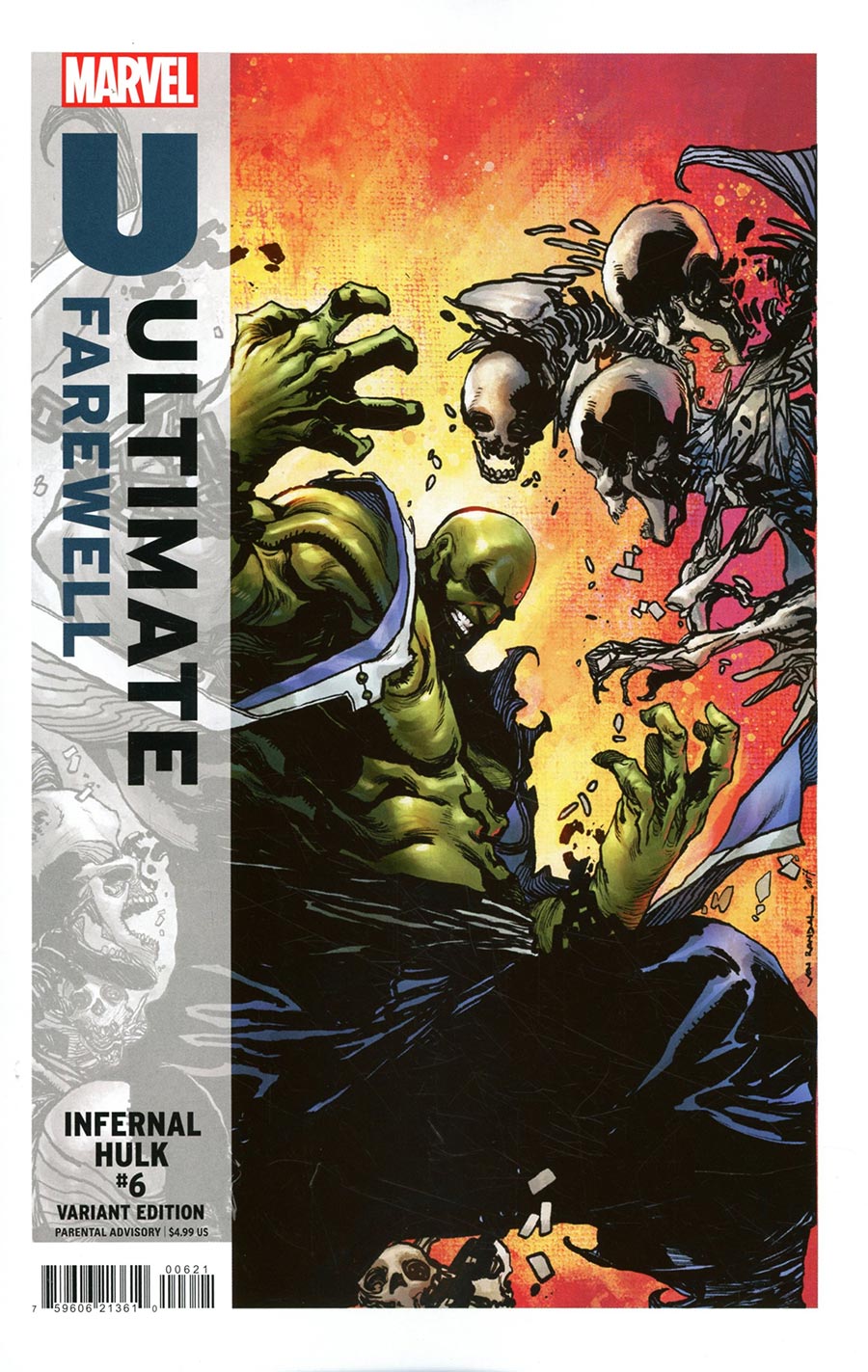 Infernal Hulk #6 Cover B Variant Von Randal Ultimate Farewell Cover