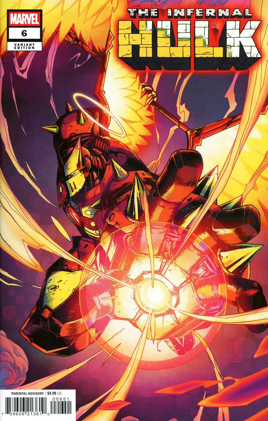 Infernal Hulk #6 Cover D Variant Kei Zama Hellbuster Armor Cover