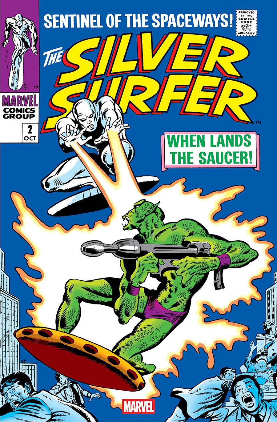 Silver Surfer Vol 1 #2 Cover C Facsimile Edition Variant John Buscema Foil Cover