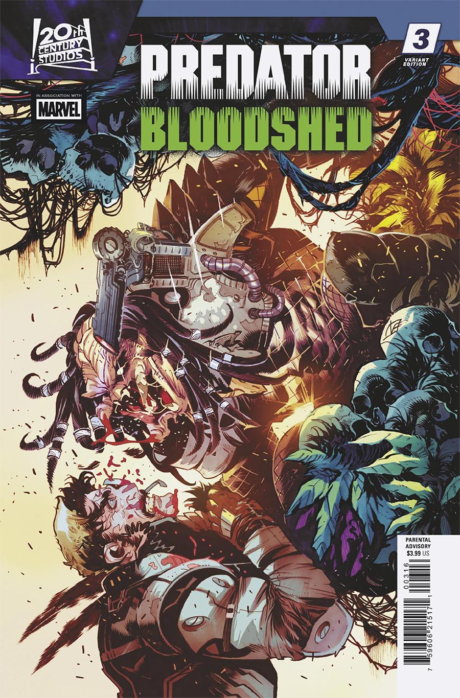 Predator Bloodshed #3 Cover C Incentive Federico Vicentini Variant Cover